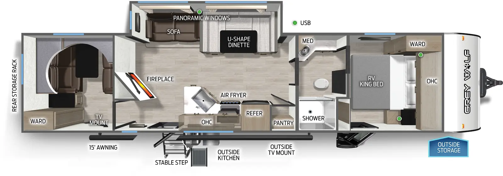 Cherokee Black Label 29NMBL Floorplan